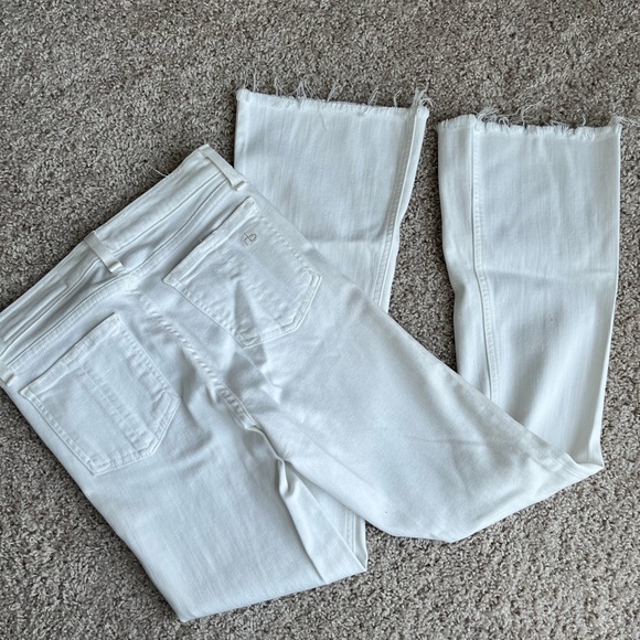 RAG & BONE - Flare Bright White Jeans - Picture 5 of 7